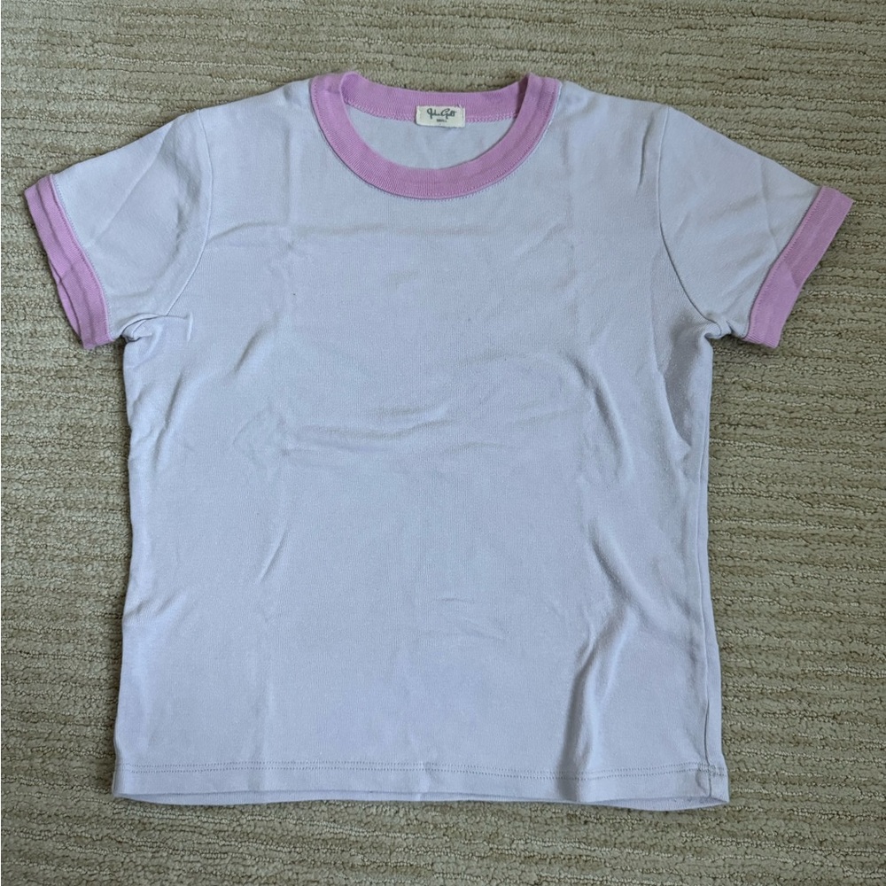 John Galt lilac tee (one size)